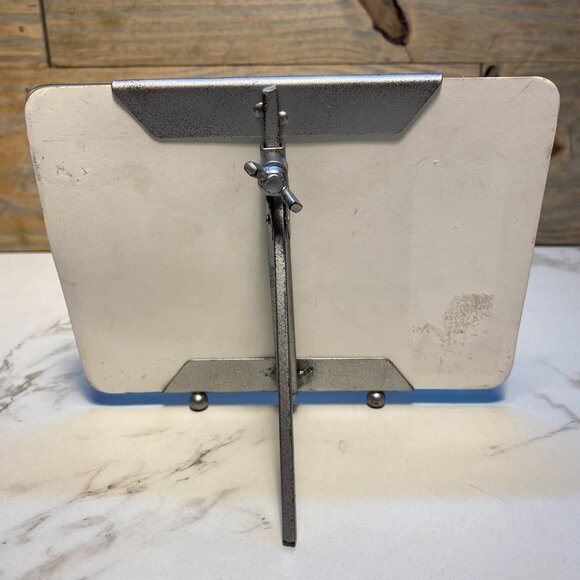 JC and Rollie Beveled Glass Frame with Adjustable Silver Easel Stand Size 5x7 - Picture 6 of 6